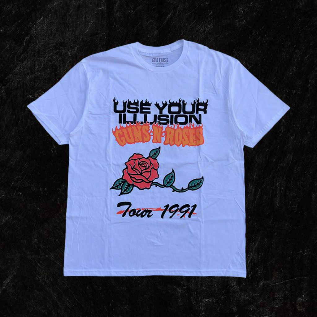 Kaos Band GUNS N ROSES - UYI TOUR '91 Official/Original T-Shirt