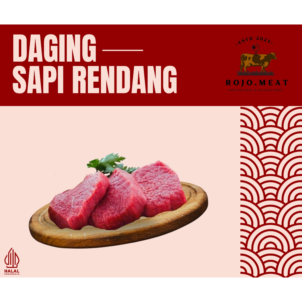 

Bess seller/Daging rendang utuh Tampa lemak 1 kg