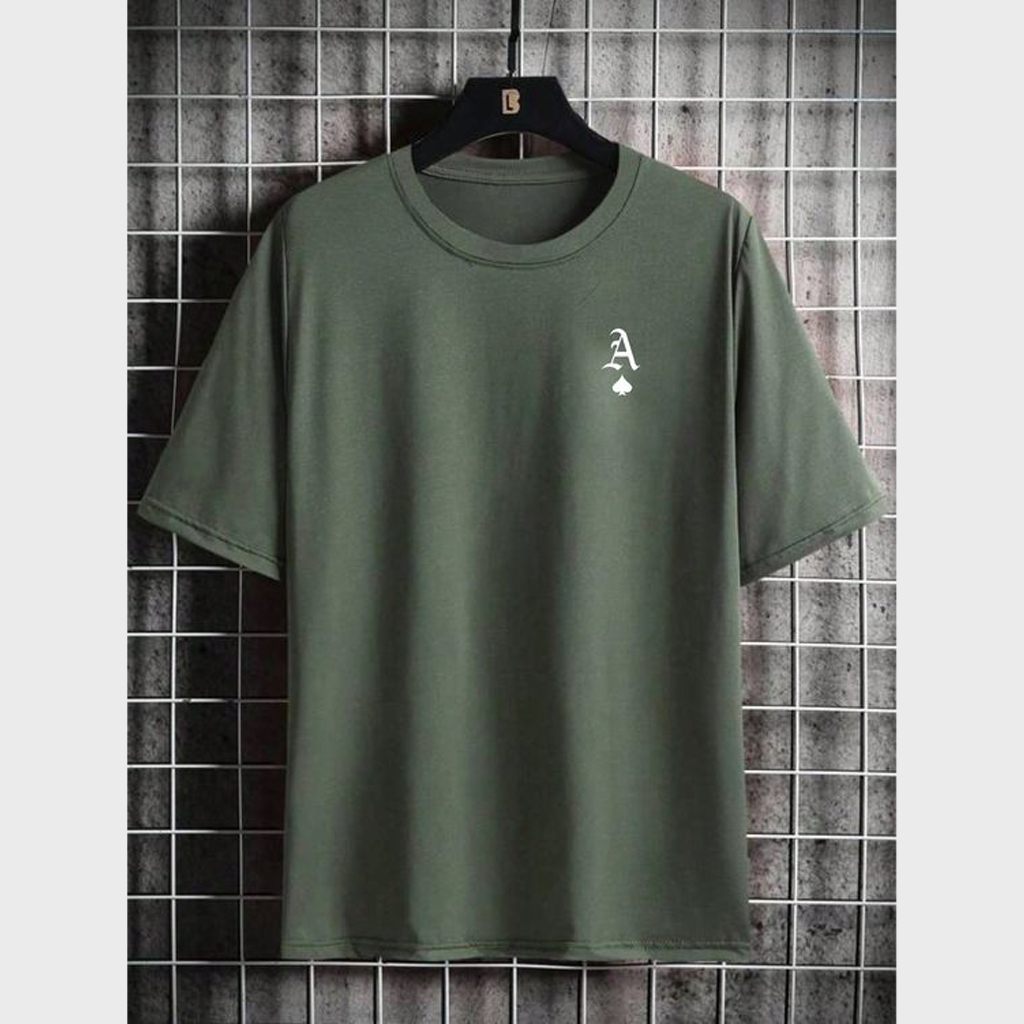 Kaos Distro Pria T shirt Gaiyo Dark Green Hijau Army | Kaos Pria Wanita