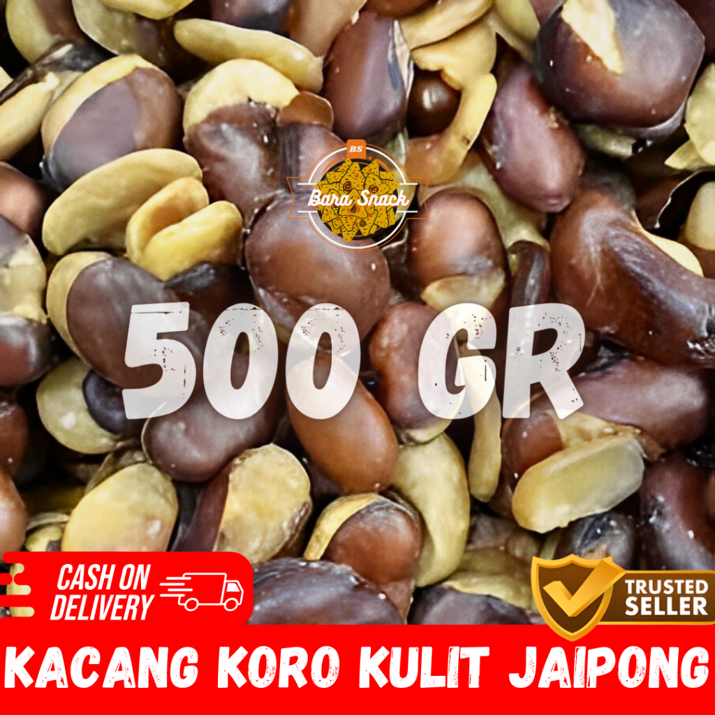 

[ 500gr ] Kacang Koro Kulit Asin Gurih Cap Jaipong / Camilan Snack Kiloan Murah -B