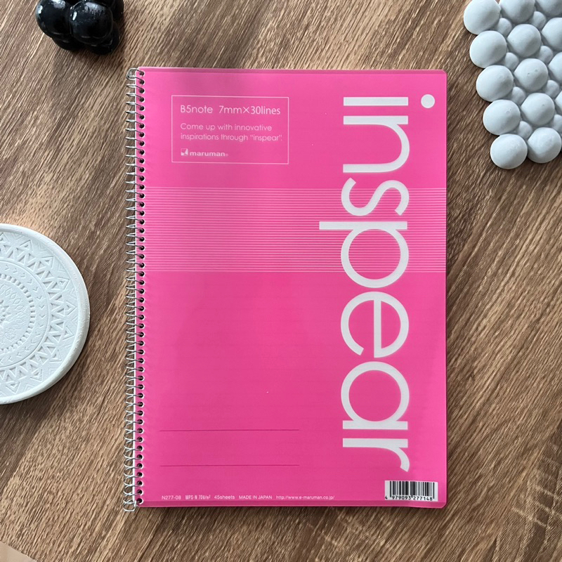 

SPIRAL NOTE B5 INSPEAR MARUMAN ORIGINAL ASLI ORI // TERMURAH BUKU CATATAN MADE IN JAPAN