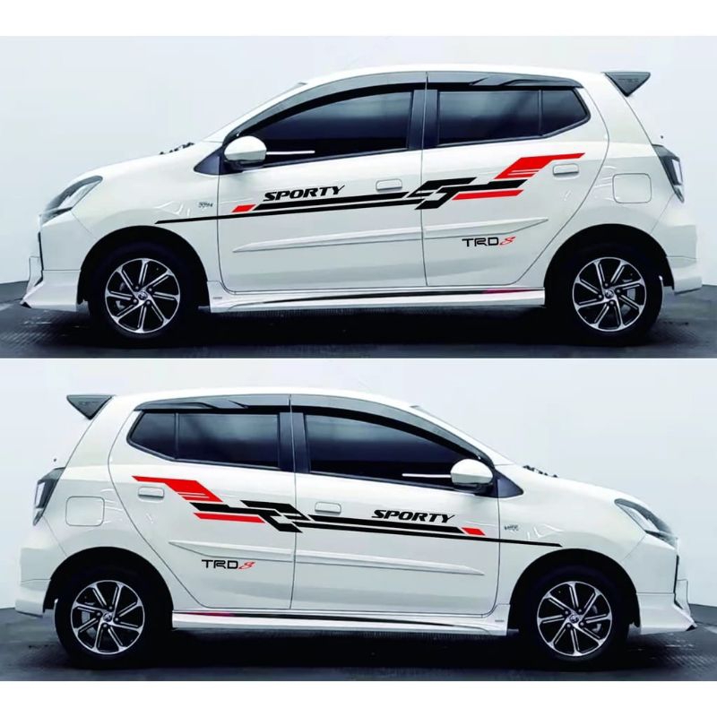 new sticker stiker mobil Honda jazz Brio Ayla stiker cutting stiker mobil Honda jazz Brio ayla