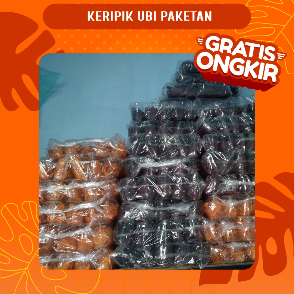 

Custom Paketan Keripik Ubi Ungu atau cilembu Kuantitas Besar Lebih Murah dgn Cargo