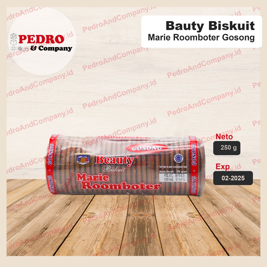 

Beauty biskuit gosong marie roomboter 250 gram - biscuit cracker