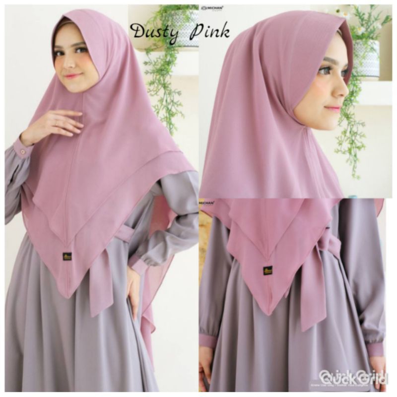 Khimar Yuka By Michan Kerudung Syari Instan Kerudung Instan Syari Khimar Syari Kerudung Instan Syari