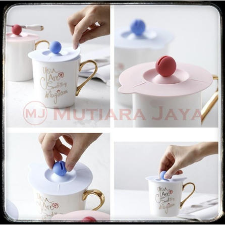 Tutup Gelas Silicon Unik