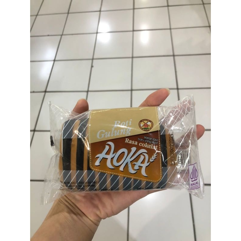 

aoka roti gulung cokelat isi 5 - aoka gulung cokelat