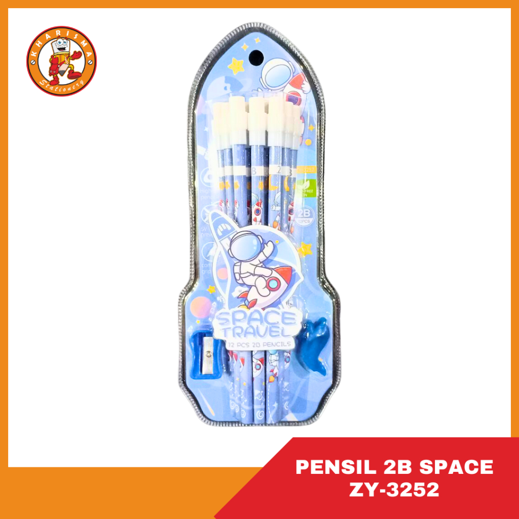 

PENSIL KARAKTER 2B / 12 PCS SPACE MURAH ZY-3252 [5038180]