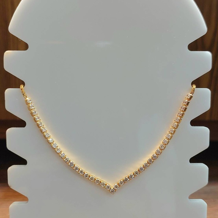 Kalung Emas Koye Model V Kadar 700 16k Fashion Zircon 6.23 Gr (KH34)