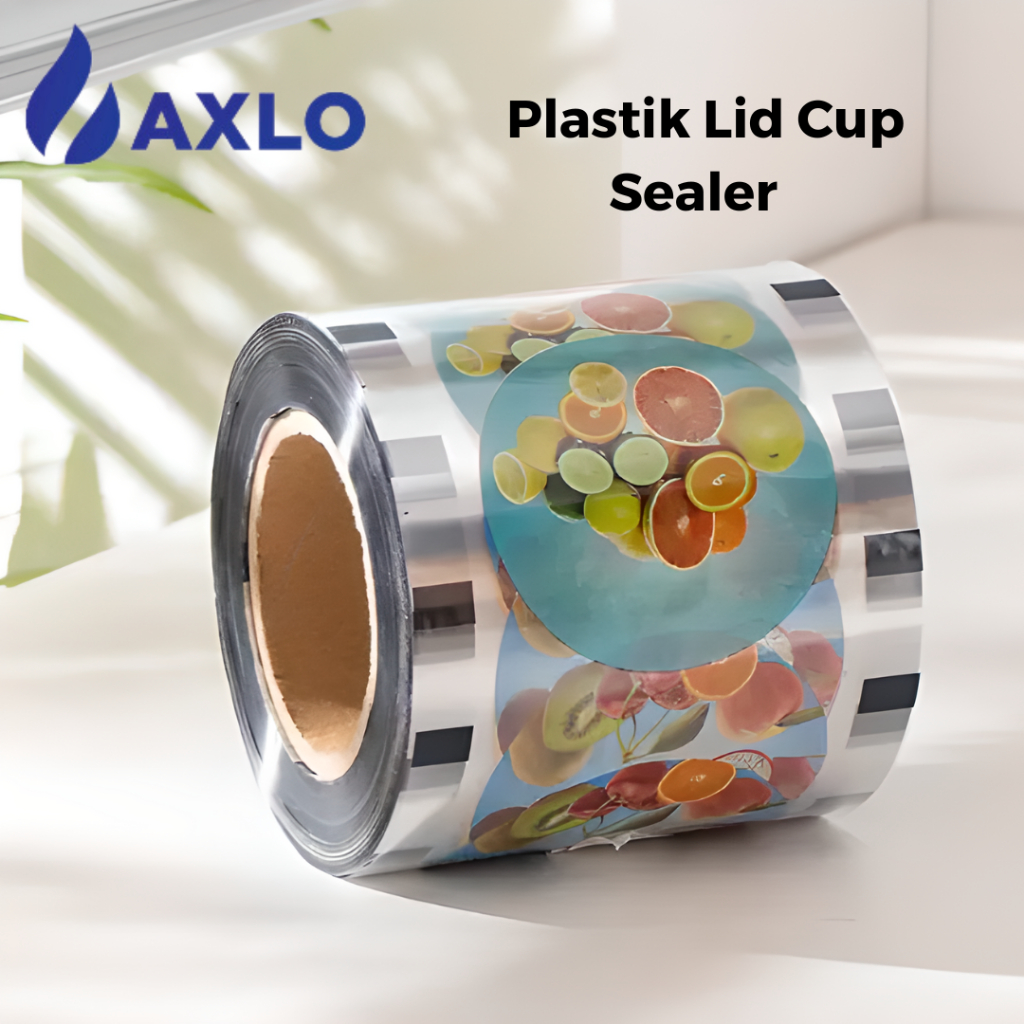 PLASTIK LID CUP SEALER MOTIF BUAH PLASTIK GELAS CUP SEALER