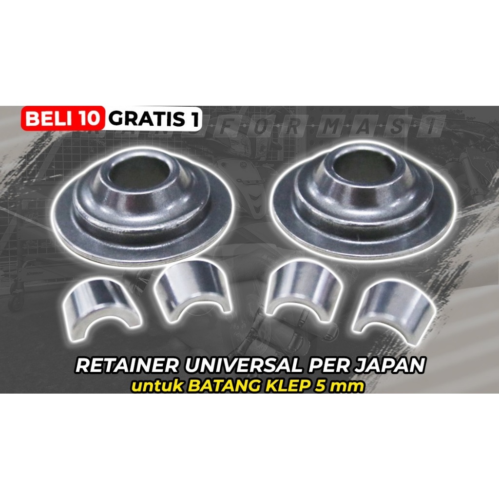 Retainer Set Ganjelan  Klep Universal Batang 5mm