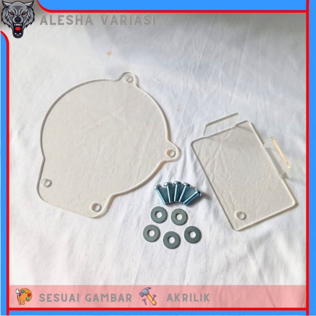 COVER CVT AEROX OLD CVT LEXI CVT AEROX OLD TUTUP COVER PELINDUNG MOTOR CVT MIKA AKRILIK TRANSPARANT 