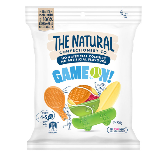 

The Natural Confectionery Co. Game On Lollies | 220g Australia