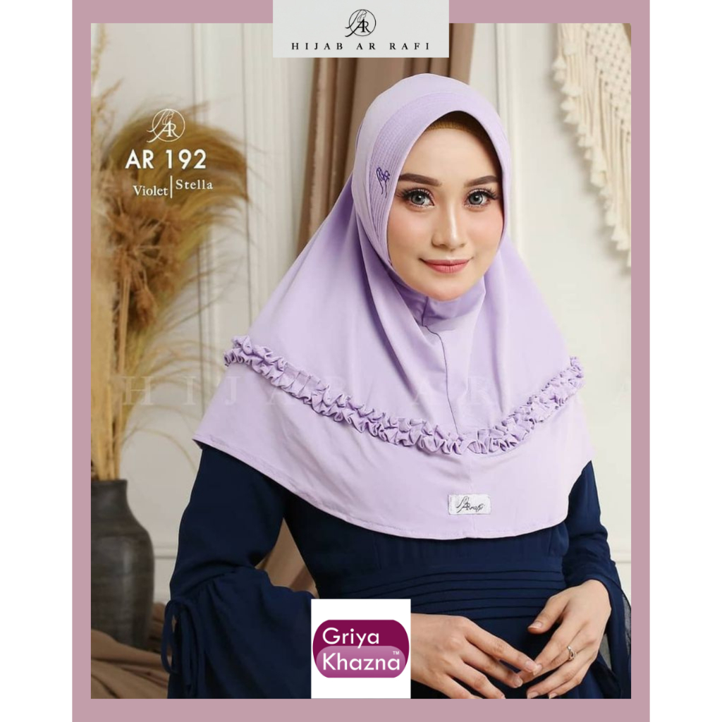 Ar Rafi Hijab Kerudung Bergo Dewasa AR 192