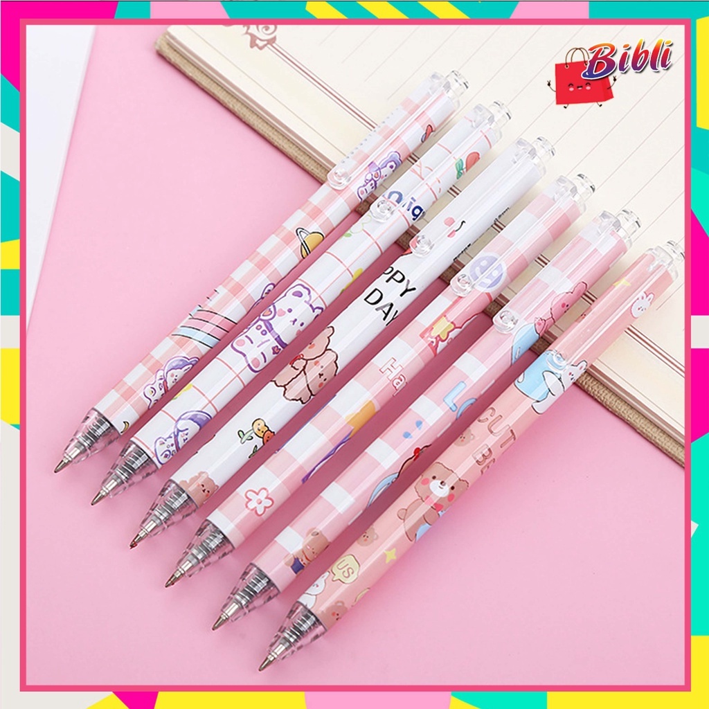 

Pulpen Gel Motif Beruang Pulpen Pelajar Dan Kantor Pena Lucu Cute