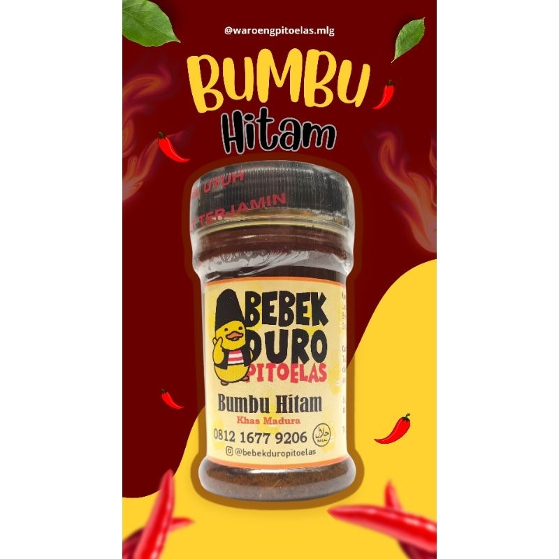 SAMBAL HITAM | BUMBU HITAM MADURA COCOLAN BEBEK GORENG