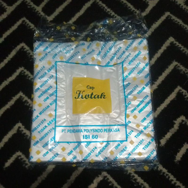 Kantong Plastik Kotak 15 Putih Bening / Kantong Plastik Kecil Praktis