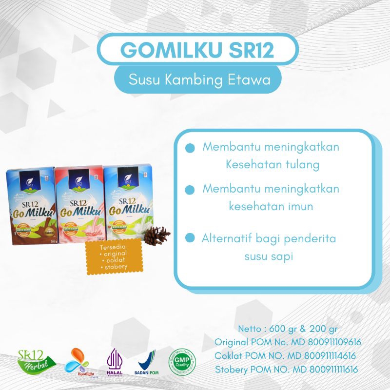 

Gomilku SR12 Susu Kambing Etawa Rasa Strawberry