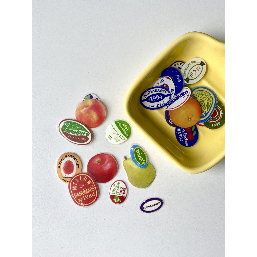 

Fruit Labels PET Tape Sample by Mr. Eggplants | by JOURNALTHEA