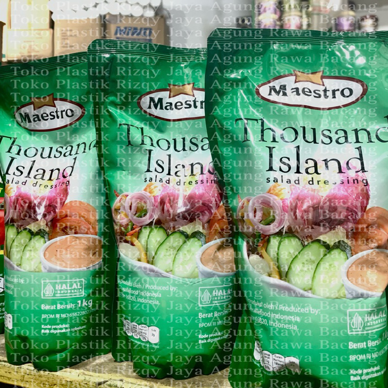 

Mayonaise maestro Thousand Island (untuk salad) sembako & plastik murah
