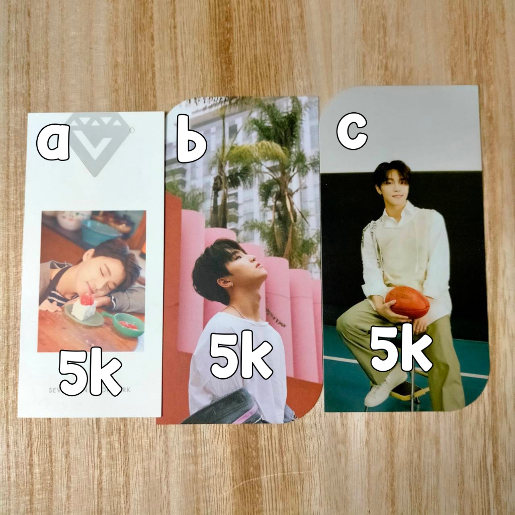 Bookmark Henggarae Love letter seventeen dino