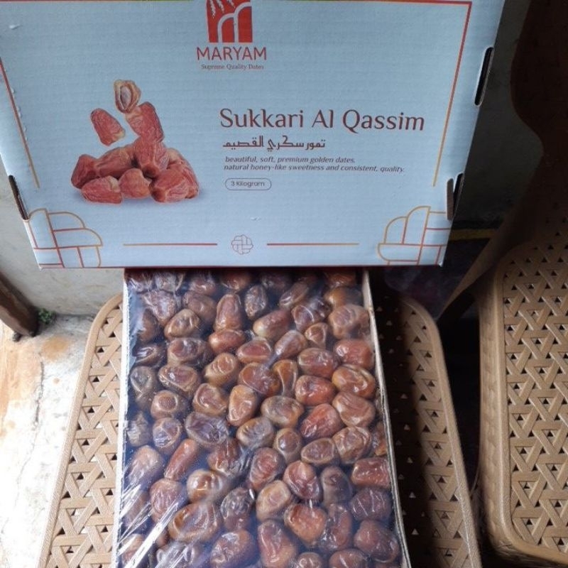 

Kurma sukari premium /sukari organik /sukari Al Qosim grade A / sukari Tomran premium dus 3kg