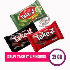 

DELFI TAKE IT 35 GR MILK CHOCOLATE, TAKE IT YOGURT GREEN TEA DARK CHOCOLATE 4F 35 GRAM