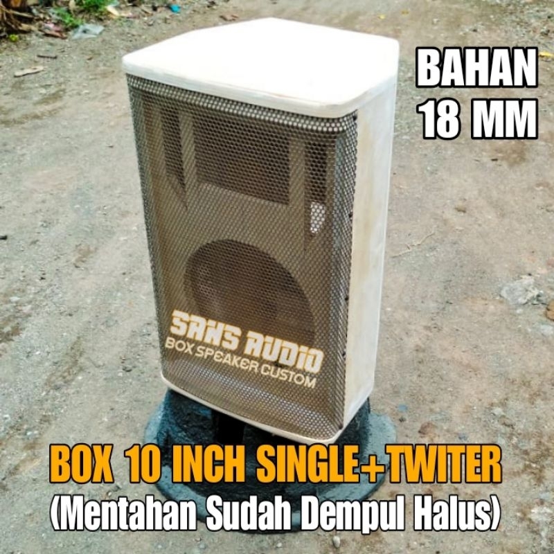 box speaker 10 inch single plus twiter
