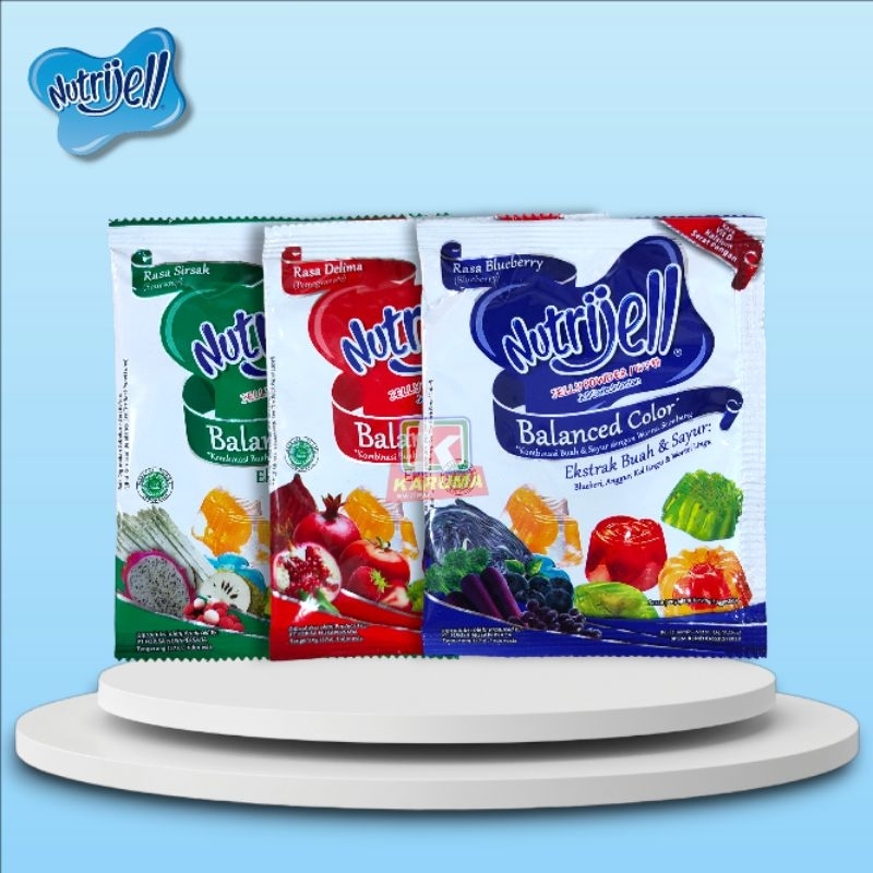 

Nutrijell Jelly Powder Balanced Color 15g Ekstrak Buah & Sayur | Jeli Serbuk Instan