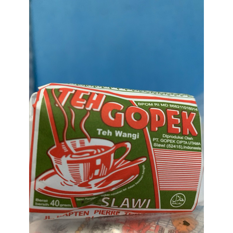 

Teh Gopek isi 1 Pcs @40gram