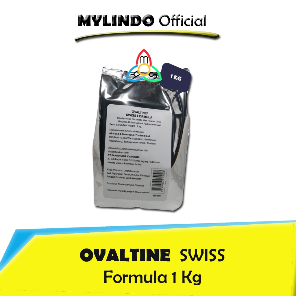 

Mylindo OVALTINE 3in1 Swiss Formula 1Kg Chocolate Malt Powder Drink