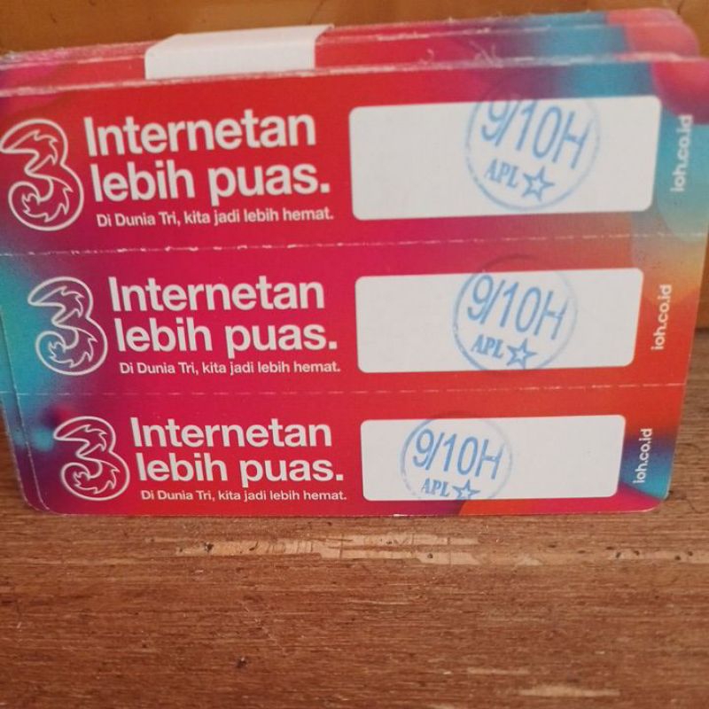 VOUCHER TRI 9GB 10HR