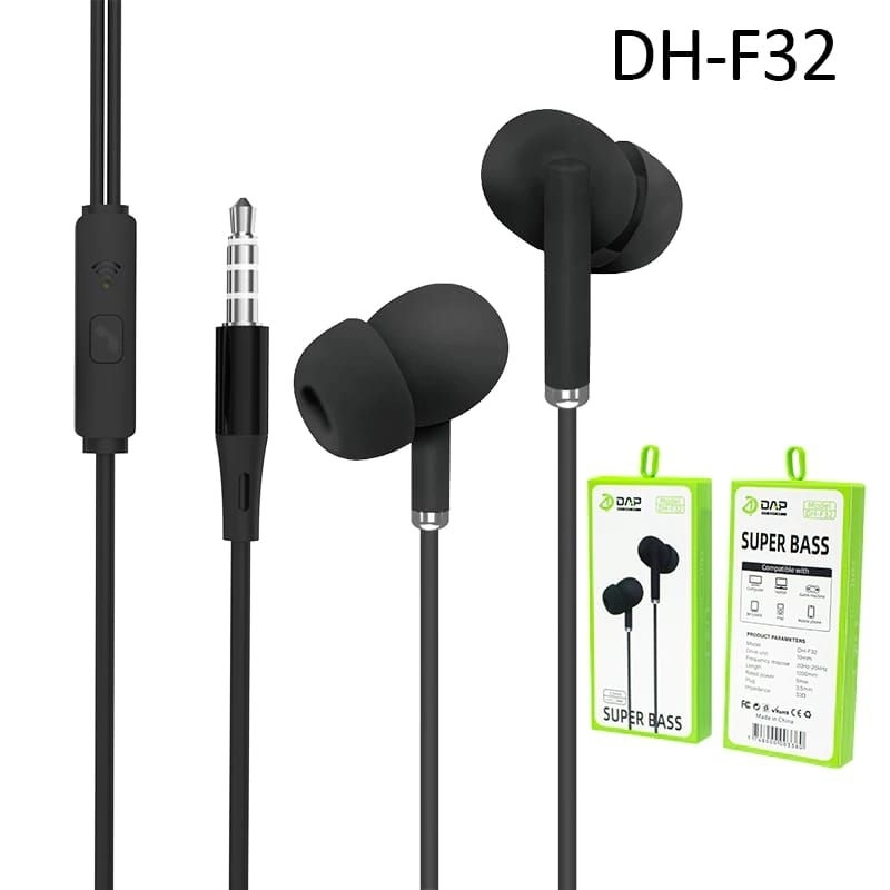 Headset Kabel DAP DH- F32 stereo Earbuds