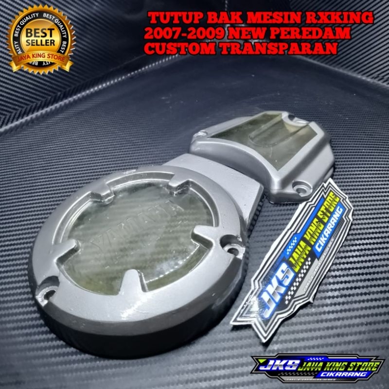 Tutup bak mesin rx king custom transparan untuk bak mesin rxking 2007-2009 harga sepasang