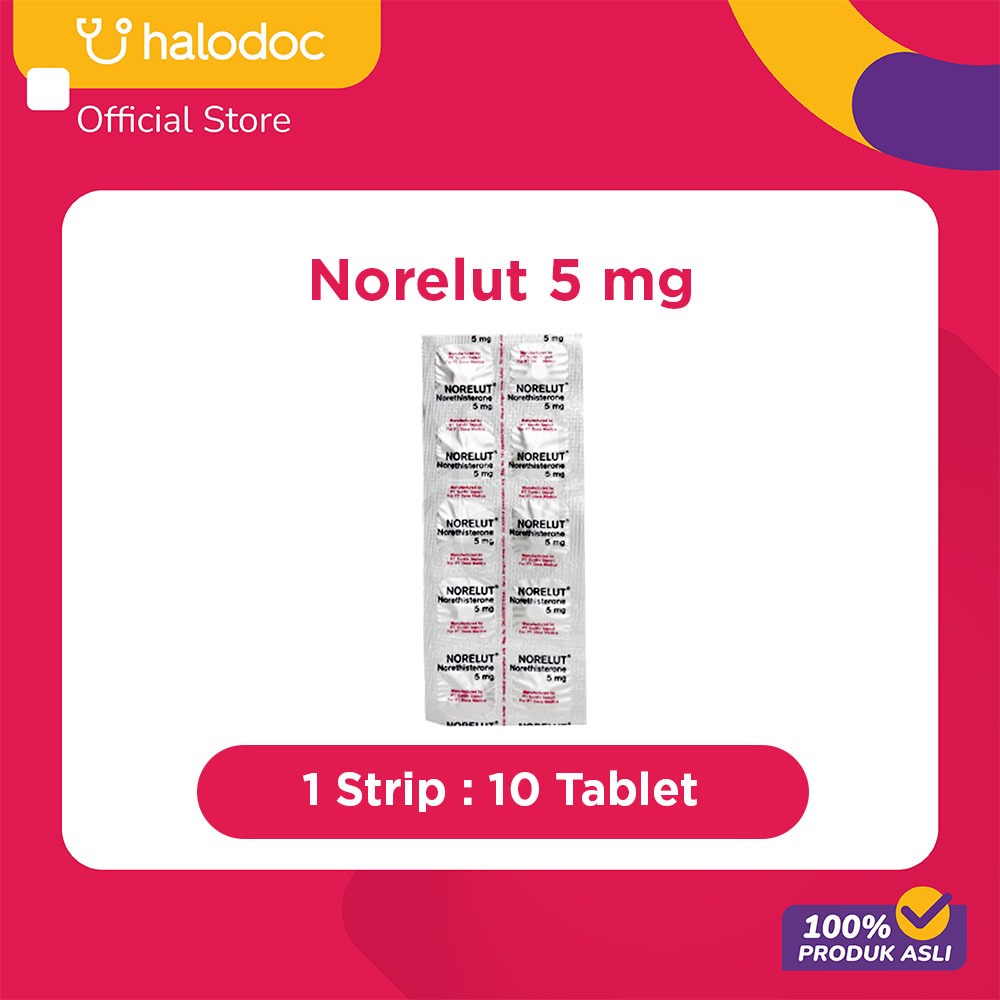 Norelut 5 mg 10 Tablet