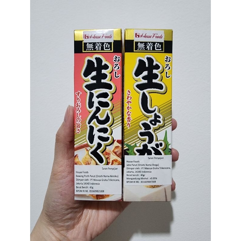 

HOUSE Oroshi Nama Shoga / Oroshi Nama Ninniku | Jahe / Bwg Putih Parut Jepang