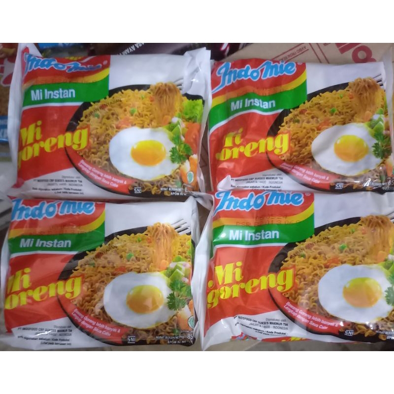 

INDOMIE mie goreng @85 Gr (1 paket 5 Bh)