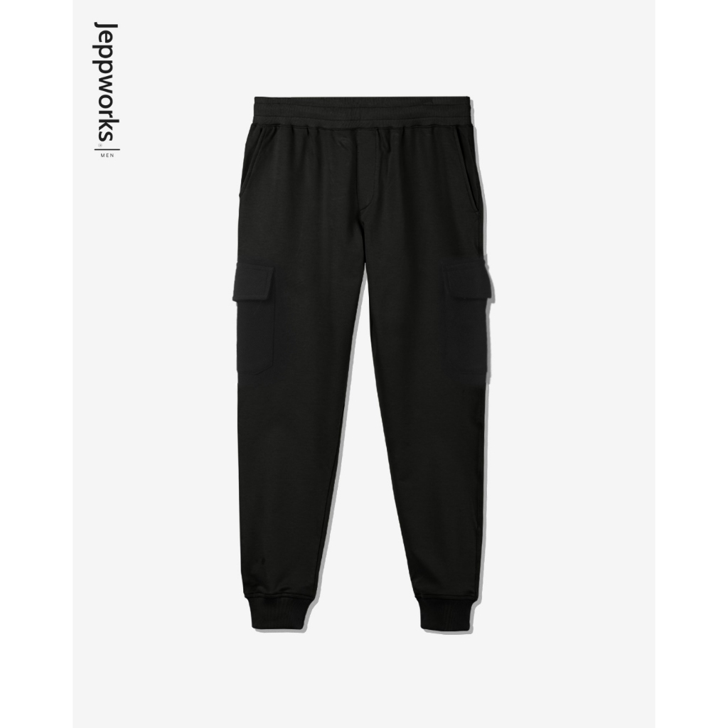 Jeppworks Jogger Pants Cargo Fleece - Black