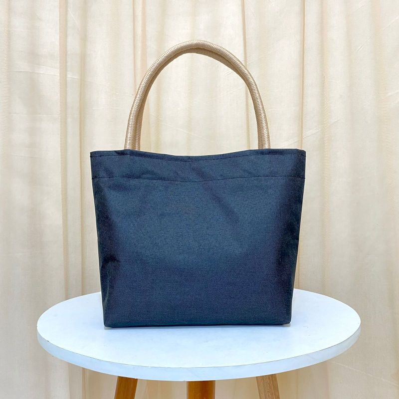 TERLARIS Tas Jinjing Tali Sumbu Mini Handbag kecil Tas Mukena Tas Tote Bahan Denim Tebal anti air