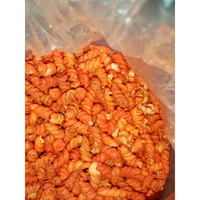 

Makaroni/ makroni spiral ulir pedas dan balado