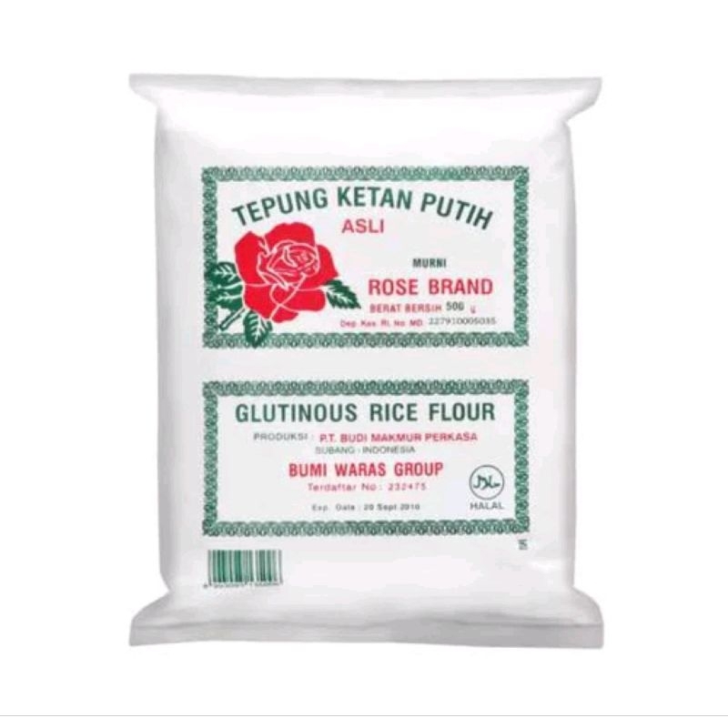 

Tepung Ketan Rose Brand 500gram