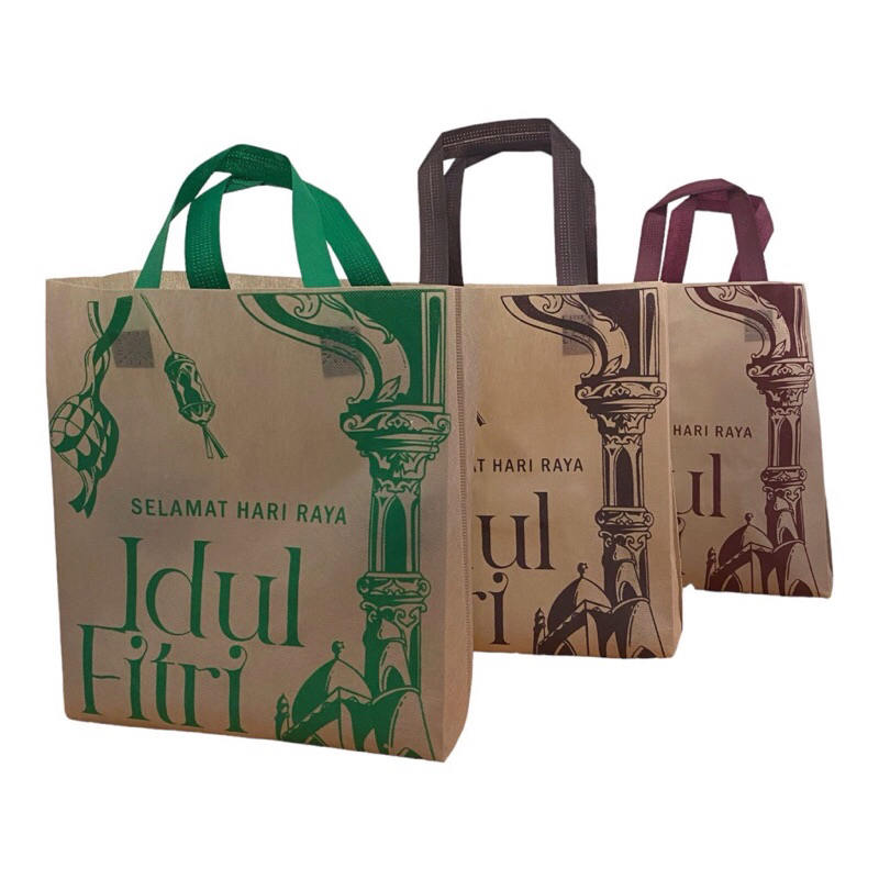 

Tas Parcel Lebaran Hampers Souvenir Snack Hari Raya Idul Fitri / Ramadhan bingkisan 25x35x8 Goodie Bag