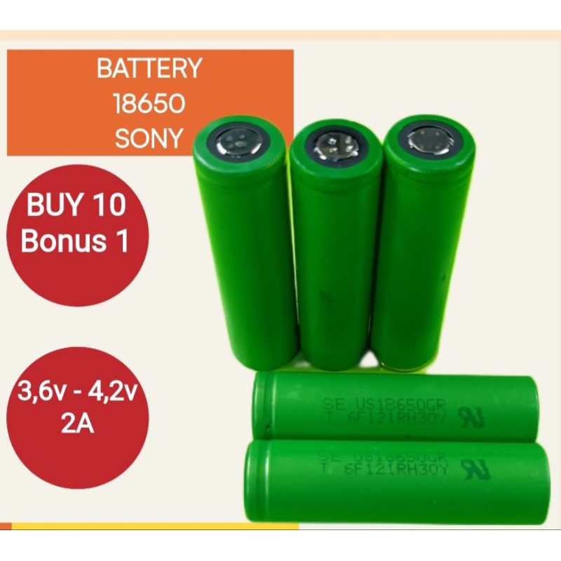 BATREI 18650 EX LAPTOP ORI MERK SONY