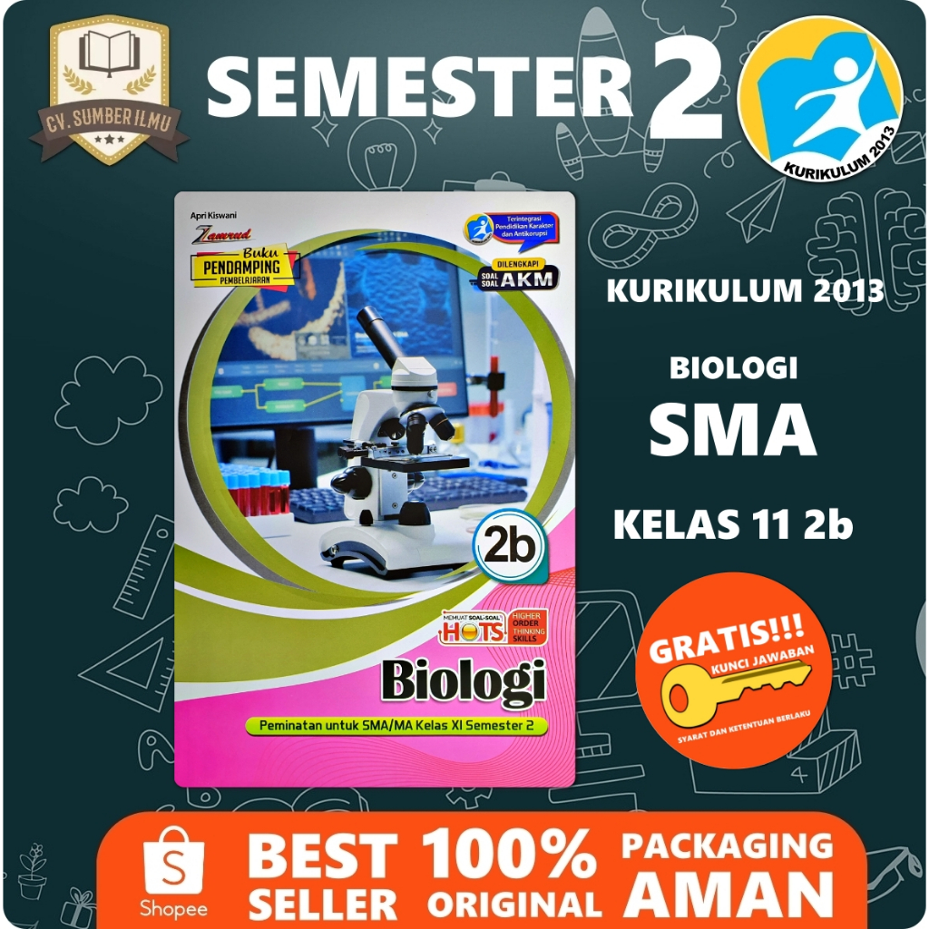 LKS BIOLOGI SMA KELAS XI 11 SEMESTER 2 K13 | Zamrud PUTRA NUGRAHA