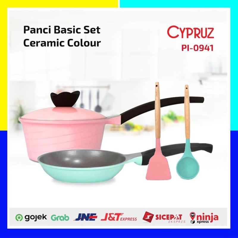 Panci Teflon Cypruz Set Diecast Teknologi