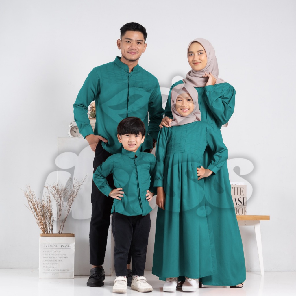 Gamis  Sarimbit  Couple Keluarga  | Koko Kurta Couple Keluarga | Gamis Couple Keluarga | ikissyou | 