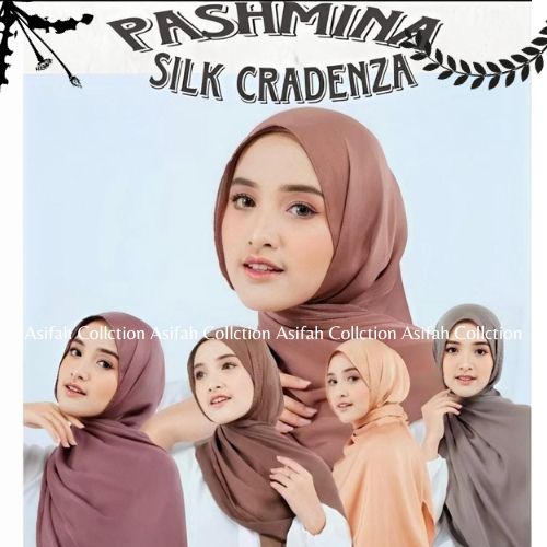 Hijab Pashmina Silk Cardenza Mat Silk Cardenza || pashmina Kodangan