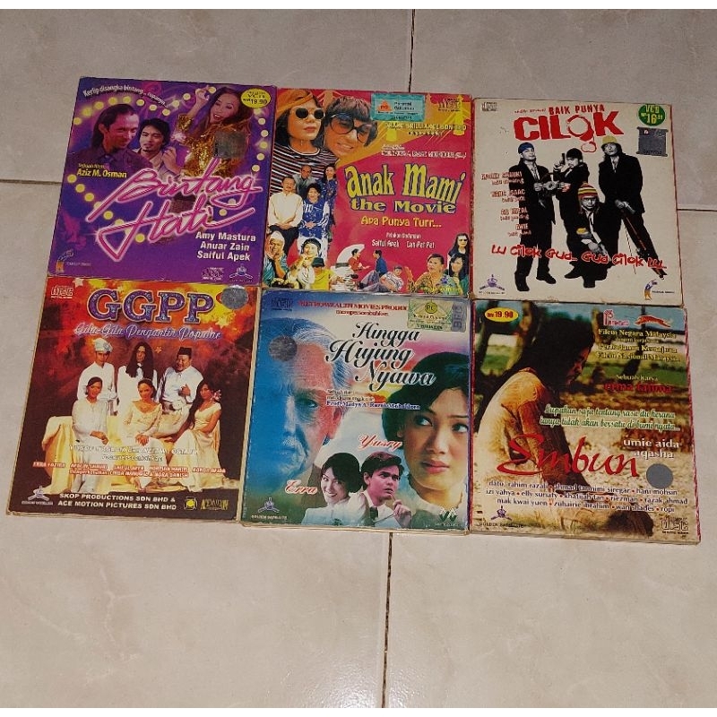 vcd Malaysia original BINTANG HATI, ANAK MAMI, CILOK, EMBUN