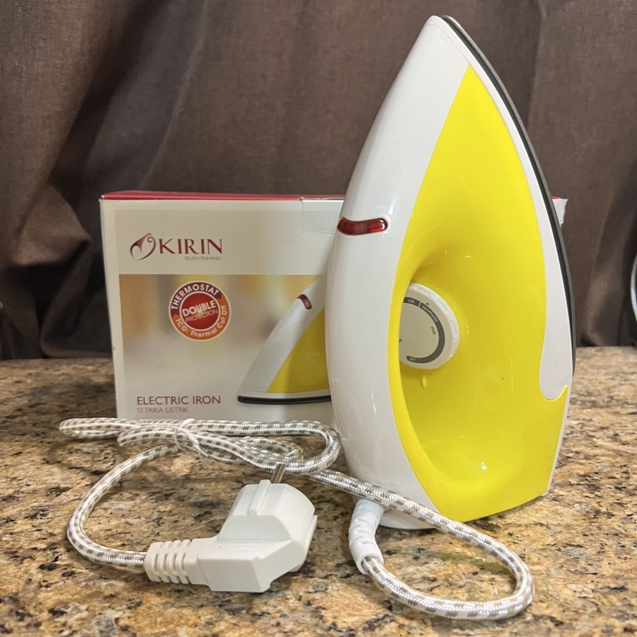 Setrika Baju Setrika pakaian Low Watt Kirin Setrika KIRIN KEI-310N Electric Iron Low Watt ANTI LENGK