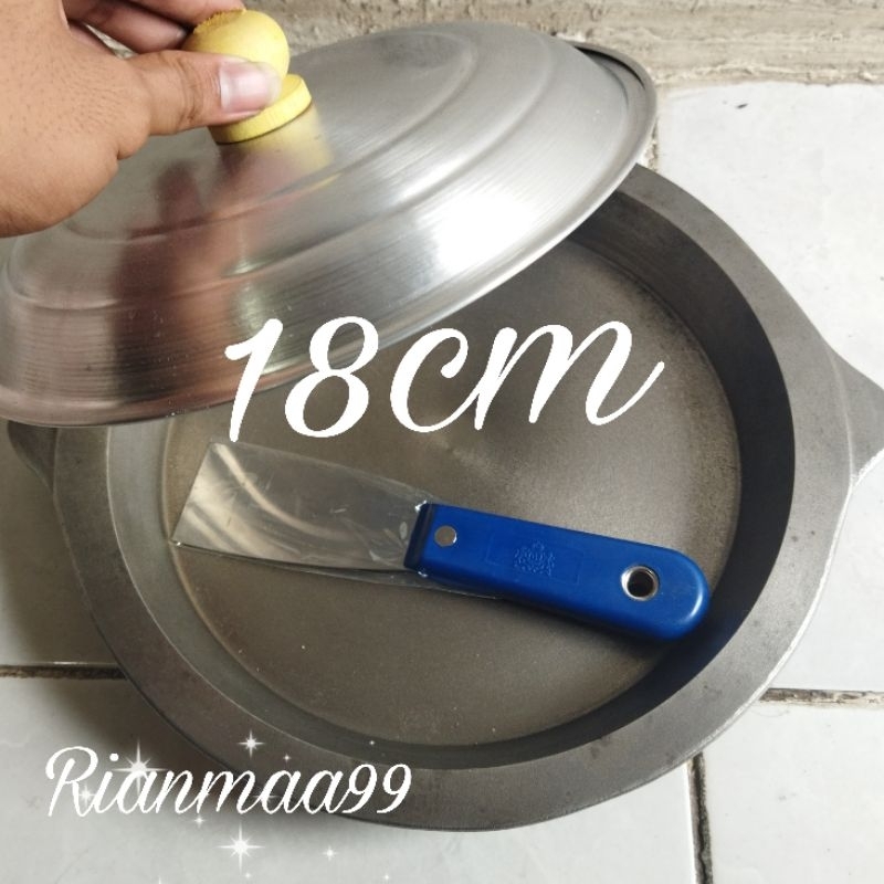 Cetakan Loyang Martabak Manis Terang bulan ukuran 18cm